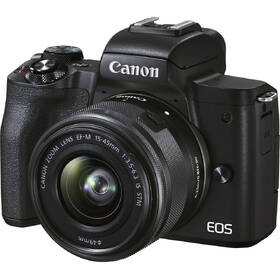 Digitálny fotoaparát Canon M50 Mark II + EF-M 15-45 + EF-M 55-200 čierny

 obrázok produktu 4 z 13