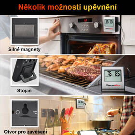 Teplomer do mäsa ThermoPro TP-16 strieborný

 obrázok produktu 4 z 6