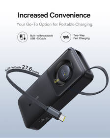 Powerbank Baseus OS Free2Pull 10000mAh 30W čierny

 obrázok produktu 3 z 10