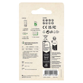 Nabíjačka GP Eco E221 + 2× AA ReCyko 2100 

 obrázok produktu 4 z 4