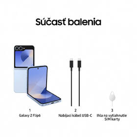 Mobilný telefón Samsung Galaxy Z Flip6 5G 12 GB / 256 GB modrý

 obrázok produktu 7 z 33