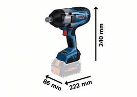 Doťahovák rázový Bosch Professional GDS 18V-1050 H (bez batérie) 

 obrázok produktu 1 z 7