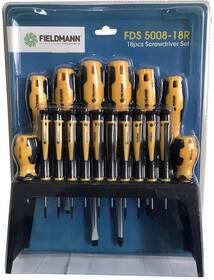Sada skrutkovačov Fieldmann FDS 5008-18R 

 obrázok produktu 3 z 3