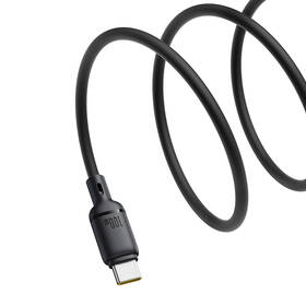 Kábel Baseus Silky USB-C/USB-C, 100W, 1m čierny

 obrázok produktu 2 z 5