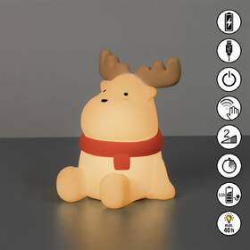 Detská LED lampička Fischer & Honsel Micha, 1x LED, 0,4 W béžová

 obrázok produktu 1 z 3