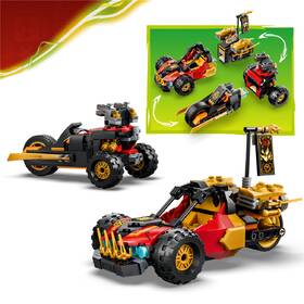 Stavebnica LEGO® NINJAGO® 71864 Kombinovateľné vozidlá Kaia a Colea 

 obrázok produktu 2 z 8
