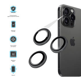 Tvrdené sklo FIXED Armor Camera Glass pro Apple iPhone 18 Pro Max čierne

 obrázok produktu 2 z 3