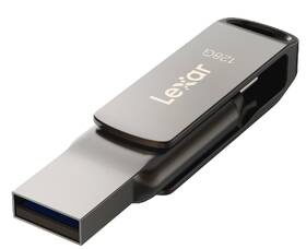 USB flashdisk Lexar JumpDrive D400 Dual, 128GB sivý

 obrázok produktu 3 z 6