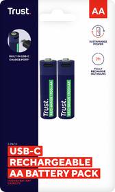 Batéria nabíjacia Trust AA, USB-C, 2ks 

 obrázok produktu 7 z 7