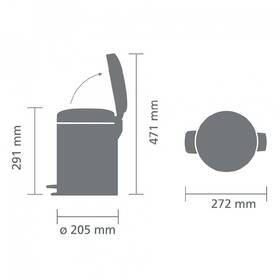  Brabantia 112102 FPP 5L 

 obrázok produktu 5 z 5