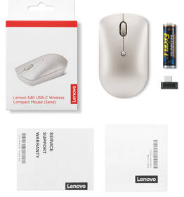 Myš Lenovo 540 Compact Wireless zlatá

 obrázok produktu 6 z 6