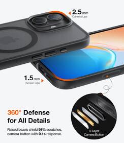 Kryt na mobil Torras Guardian Magnetic na Apple iPhone 17 čierny

 obrázok produktu 3 z 8