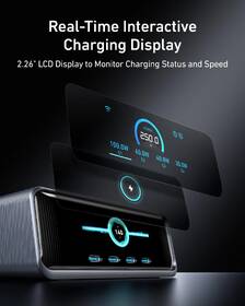 Nabíjačka do siete Anker Prime Charger 250W, USB-C/USB, GaN čierna

 obrázok produktu 3 z 5