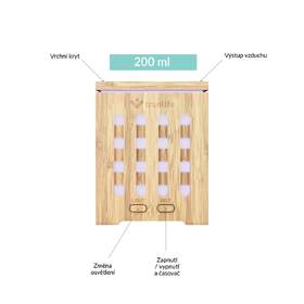 Aróma difuzér TrueLife D7 Bamboo hnedý

 obrázok produktu 4 z 6