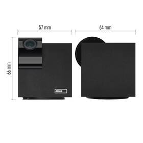 IP kamera EMOS GoSmart IP-110 CUBE, Wi-Fi čierna

 obrázok produktu 8 z 14