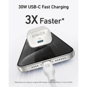 Nabíjačka do siete Anker 511 Nano 4 30W, USB-C biela

 obrázok produktu 1 z 3