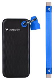 SSD externý Verbatim Pocket SSD 256GB čierny/modrý

 obrázok produktu 2 z 8