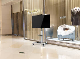 Stojan pre TV STELL SOS 4100, pre uhlopriečky 40" až 100", nosnosť 50 kg strieborný

 obrázok produktu 11 z 12