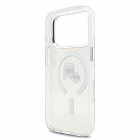 Kryt na mobil Karl Lagerfeld IML K&CH Heads Metal Frame MagSafe na Apple iPhone 18 Pro Max biely

 obrázok produktu 2 z 6