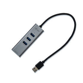 USB Hub i-tec USB-A/3x USB 3.0 + LAN sivý

 obrázok produktu 2 z 5