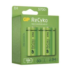 Batéria nabíjacia GP ReCyko, HR20, D, 5700mAh, NiMH, krabička 2ks 

 obrázok produktu 2 z 5