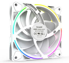 Ventilátor be quiet! Light Wings PWM high-speed 120mm (3 ks) biely

 obrázok produktu 2 z 5