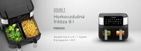 Fritéza teplovzdušná Concept FR8000 Double 8 l čierna

 obrázok produktu 15 z 17