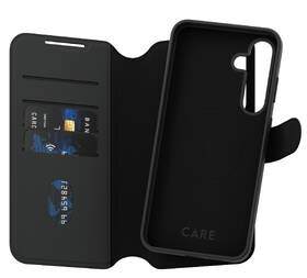 Puzdro na mobil flipové PanzerGlass CARE Tango 2v1 Qi na Samsung Galaxy S25+ čierne

 obrázok produktu 2 z 10