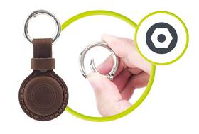 Kľúčenka Mobile Origin AirTag Outdoor Leather Keychain A7 hnedý

 obrázok produktu 4 z 7