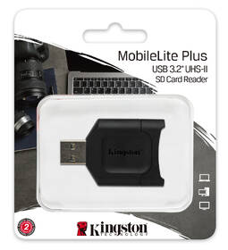 Čítačka pamäťových kariet Kingston SD MobileLite Plus UHS-II čierna

 obrázok produktu 3 z 3
