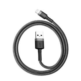 Kábel Baseus Cafule USB/Lightning, 0,5m čierny/sivý

 obrázok produktu 2 z 4