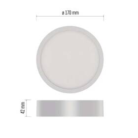 LED stropné svietidlo EMOS Nexxo 12,5, 17cm, 1100lm, neutrálna biela biele

 obrázok produktu 1 z 4