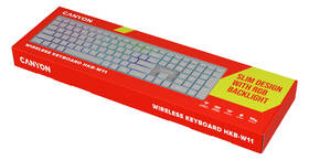 Klávesnica Canyon HKB-W11 RGB Dual Mode CZ sivá

 obrázok produktu 5 z 6