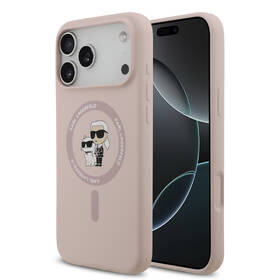 Kryt na mobil Karl Lagerfeld Liquid Silicone Karl and Choupette MagSafe na Apple iPhone 17 Pro Max ružový

 obrázok produktu 1 z 7