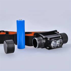 Čelovka Solight 650 lm, Li-Ion, USB 

 obrázok produktu 3 z 6