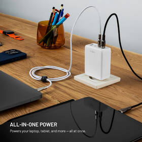 Nabíjačka do siete FIXED GaN, 3xUSB-C, 1xUSB-A, PD 3.0, 120W biela

 obrázok produktu 4 z 11