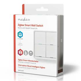 Vypínač Nedis SmartLife, Zigbee 3.0, 4 tlačidlá biely

 obrázok produktu 7 z 7