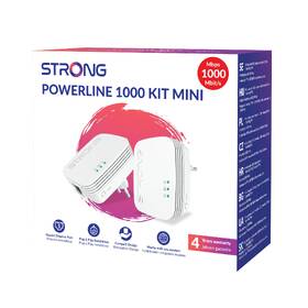 Sieťový rozvod LAN po 230V Strong 1000 DUO MINI, 2 jednotky 

 obrázok produktu 10 z 10