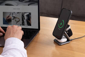 Bezdrôtová nabíjačka Epico Mag+ Foldable Wireless Charger sivá

 obrázok produktu 4 z 6