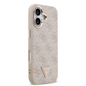 Kryt na mobil Guess PU Leather 4G Triangle Logo Gold Frame MagSafe na Apple iPhone 17 ružový

 obrázok produktu 3 z 7