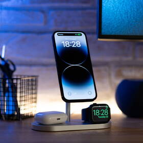 Bezdrôtová nabíjačka Cubenest S313 Pro 3v1 s MagSafe sivá

 obrázok produktu 5 z 5