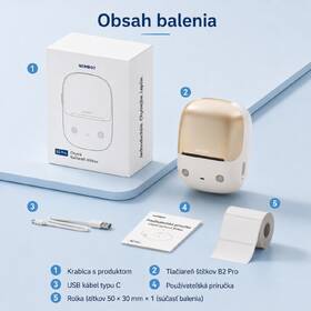 Tlačiareň štítkov Niimbot B2 PRO + role štítkov zelená

 obrázok produktu 10 z 14