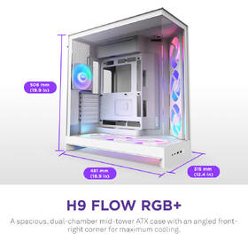 Case NZXT H9 Flow RGB+ biela

 obrázok produktu 1 z 8