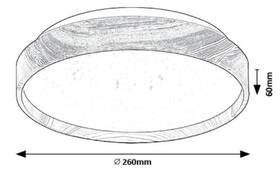 LED stropné svietidlo Rabalux LEANA 2 71143 hnedé

 obrázok produktu 3 z 4