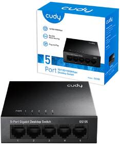 Switch Cudy GS105 čierny

 obrázok produktu 5 z 5