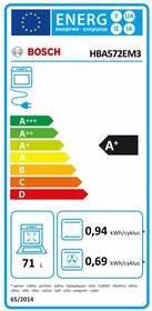 Rúra Bosch HBA572EM3 matný panel čierna

 obrázok produktu 1 z 10