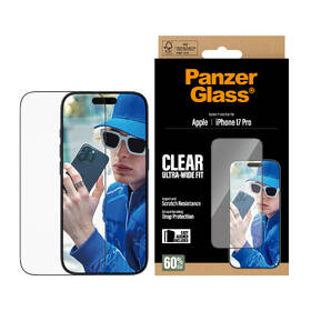 Tvrdené sklo PanzerGlass na Apple iPhone 17 Pro s inštalačným rámčekom 

 obrázok produktu 4 z 6
