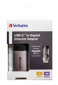 Sieťová karta Verbatim USB-C/RJ45 sivá

 obrázok produktu 6 z 6