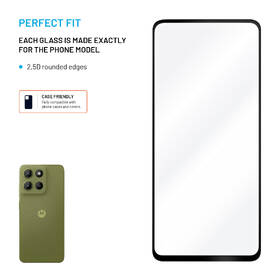 Tvrdené sklo FIXED Full-Cover na Motorola Moto G15/Power čierne

 obrázok produktu 2 z 9