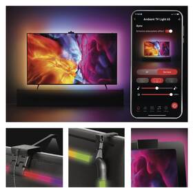 LED pásik EMOS GoSmart Ambientní  RGB za TV 65“ (164 cm) ZTV65 

 obrázok produktu 3 z 19